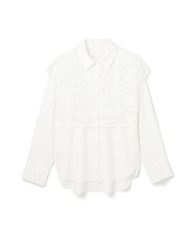 【グレース コンチネンタル/GRACE CONTINENTAL】のレイヤード刺繍シャツブラウス 人気、トレンドファッション・服の通販 founy(ファニー) ファッション Fashion レディースファッション WOMEN トップス・カットソー Tops/Tshirt シャツ/ブラウス Shirts/Blouses A/W・秋冬 Aw・Autumn/Winter・Fw・Fall-Winter S/S・春夏 Ss・Spring/Summer ショート Short トレンド Trend フリル Frills 今季 This Season 夏 Summer |ID:prp329100004088242