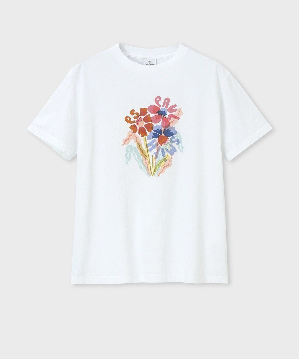 【ポール スミス/Paul Smith】のRisso Flowers 半袖Tシャツ インテリア・キッズ・メンズ・レディースファッション・服の通販 founy(ファニー) 　ファッション　Fashion　レディースファッション　WOMEN　トップス・カットソー　Tops/Tshirt　シャツ/ブラウス　Shirts/Blouses　ロング / Tシャツ　T-Shirts　カットソー　Cut and Sewn　A/W・秋冬　Aw・Autumn/Winter・Fw・Fall-Winter　S/S・春夏　Ss・Spring/Summer　おすすめ　Recommend　カットソー　Cut And Sew　プリント　Print　ワーク　Work　再入荷　Restock/Back In Stock/Re Arrival　半袖　Short Sleeve　夏　Summer　ホワイト|ID: prp329100004089963 ipo3291000000027695895