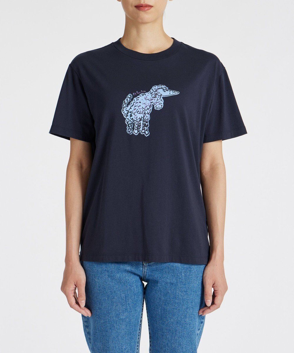 【ポール スミス/Paul Smith】のDoodle Poodle 半袖Tシャツ インテリア・キッズ・メンズ・レディースファッション・服の通販 founy(ファニー) 　ファッション　Fashion　レディースファッション　WOMEN　トップス・カットソー　Tops/Tshirt　シャツ/ブラウス　Shirts/Blouses　ロング / Tシャツ　T-Shirts　カットソー　Cut and Sewn　A/W・秋冬　Aw・Autumn/Winter・Fw・Fall-Winter　S/S・春夏　Ss・Spring/Summer　カットソー　Cut And Sew　プリント　Print　ラバー　Rubber　ワーク　Work　半袖　Short Sleeve　夏　Summer　ネイビー|ID: prp329100004089964 ipo3291000000029975999