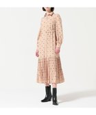 【グレース コンチネンタル/GRACE CONTINENTAL】のベルト付刺繍ロングワンピース ベージュ|ID: prp329100004089970 ipo3291000000027695920