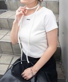 【ウィゴー/WEGO】のプレートデザインワンショルトップス 人気、トレンドファッション・服の通販 founy(ファニー) ファッション Fashion レディースファッション WOMEN トップス・カットソー Tops/Tshirt シャツ/ブラウス Shirts/Blouses ロング / Tシャツ T-Shirts カットソー Cut and Sewn S/S・春夏 Ss・Spring/Summer おすすめ Recommend カットソー Cut And Sew スマホ Smartphone チョーカー Choker トレンド Trend プレート Plate ミニスカート Mini Skirt レース Race 半袖 Short Sleeve 夏 Summer 春 Spring thumbnail ホワイト|ID: prp329100004089978 ipo3291000000027695964