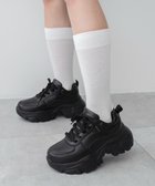 【ウィゴー/WEGO】の【SMLXL】厚底ボリュームダッドスニーカー 人気、トレンドファッション・服の通販 founy(ファニー) ファッション Fashion レディースファッション WOMEN 厚底 Platforms 軽量 Lightweight シルバー Silver シンプル Simple スニーカー Sneakers スマホ Smartphone トレンド Trend フォルム Form 無地 Plain Color おすすめ Recommend thumbnail ブラック|ID: prp329100004089985 ipo3291000000027695999