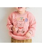 【ミキハウスホットビスケッツ/MIKI HOUSE HOT BISCUITS / KIDS】の【80-110cm】【NEW Color Series】裏毛パイル素材 トレーナー サーモンピンク|ID:prp329100004093669