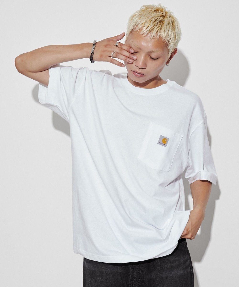 【ウィゴー/WEGO】の【CARHARTT/ユニセックス着用ITEM】CARHARTTワンポイントポケットT(SS) 人気、トレンドファッション・服の通販 founy(ファニー) 　ファッション　Fashion　レディースファッション　WOMEN　トップス・カットソー　Tops/Tshirt　シャツ/ブラウス　Shirts/Blouses　ロング / Tシャツ　T-Shirts　カットソー　Cut and Sewn　春　Spring　秋　Autumn/Fall　カットソー　Cut And Sew　カーゴパンツ　Cargo Pants　スマホ　Smartphone　デニム　Denim　定番　Standard　プリント　Print　ベーシック　Basic　ポケット　Pocket　半袖　Short Sleeve　ワンポイント　One Point　ワーク　Work　S/S・春夏　Ss・Spring/Summer　おすすめ　Recommend　夏　Summer　 other-1|ID: prp329100004093679 ipo3291000000027746152