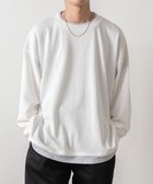 【ウィゴー/WEGO / MEN】のフェイクレイヤードプルオーバー ホワイトその他|ID: prp329100004093681 ipo3291000000029478391