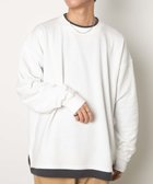 【ウィゴー/WEGO / MEN】のフェイクレイヤードプルオーバー ホワイト|ID: prp329100004093681 ipo3291000000029478392