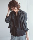 【組曲/KUMIKYOKU】のレザーライクライト ブルゾン 人気、トレンドファッション・服の通販 founy(ファニー) ファッション Fashion レディースファッション WOMEN アウター Coat Outerwear ジャケット Jackets ブルゾン Blouson/Jackets ギャザー Gather コンパクト Compact コーティング Coating 軽量 Lightweight シンプル Simple ジャケット Jacket バランス Balance パターン Pattern フェイクレザー Faux Leather ブルゾン Blouson A/W・秋冬 Aw・Autumn/Winter・Fw・Fall-Winter thumbnail ブラック系|ID: prp329100004093691 ipo3291000000028740353