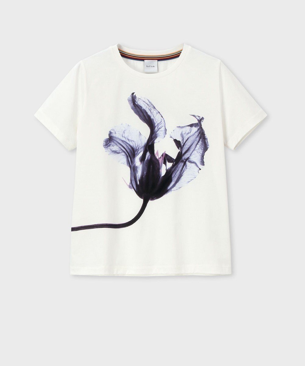 【ポール スミス/Paul Smith】のMoonlight Flower 半袖Tシャツ 人気、トレンドファッション・服の通販 founy(ファニー) 　ファッション　Fashion　レディースファッション　WOMEN　トップス・カットソー　Tops/Tshirt　シャツ/ブラウス　Shirts/Blouses　ロング / Tシャツ　T-Shirts　カットソー　Cut and Sewn　A/W・秋冬　Aw・Autumn/Winter・Fw・Fall-Winter　S/S・春夏　Ss・Spring/Summer　カットソー　Cut And Sew　プリント　Print　ワーク　Work　半袖　Short Sleeve　夏　Summer　 other-1|ID: prp329100004093696 ipo3291000000028447533