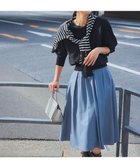 【組曲/KUMIKYOKU】のタックフレアカラースカート 人気、トレンドファッション・服の通販 founy(ファニー) ファッション Fashion レディースファッション WOMEN スカート Skirt エレガント 上品 Elegant シェイプ Shape シャーリング Shirring ドレープ Drape フレア Flare ヨーク Yoke A/W・秋冬 Aw・Autumn/Winter・Fw・Fall-Winter thumbnail ブルーグレー系|ID: prp329100004093705 ipo3291000000028236839