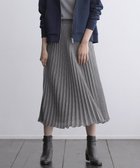 【ジェイ プレス/J.PRESS】の【洗える】テトロンレーヨンビエラ チェック プリーツ スカート ブラック×イエロー系|ID:prp329100004093710