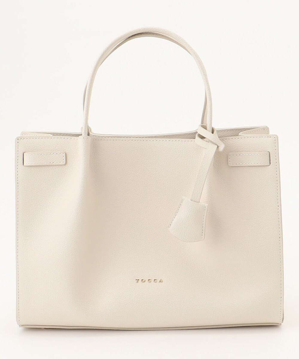 【トッカ/TOCCA】のPONTIS LEATHER BAG バッグ インテリア・キッズ・メンズ・レディースファッション・服の通販 founy(ファニー) 　ファッション　Fashion　レディースファッション　Ladies' Fashion Online　バッグ　Bag　2024年　2024　2024-2025秋冬・A/W　Aw/Autumn/Winter/Fw/Fall/2024-2025　冬　Winter　おすすめ　Recommend　セレモニー　Ceremony　テクスチャー　Texture　トレンド　Trend　フォルム　Form　ポケット　Pocket　エレガント 上品　Elegant　A/W・秋冬　Aw・Autumn/Winter・Fw・Fall-Winter　財布　Wallet　ビジネス 仕事 通勤　Business　アイボリー系|ID: prp329100004093733 ipo3291000000032413863