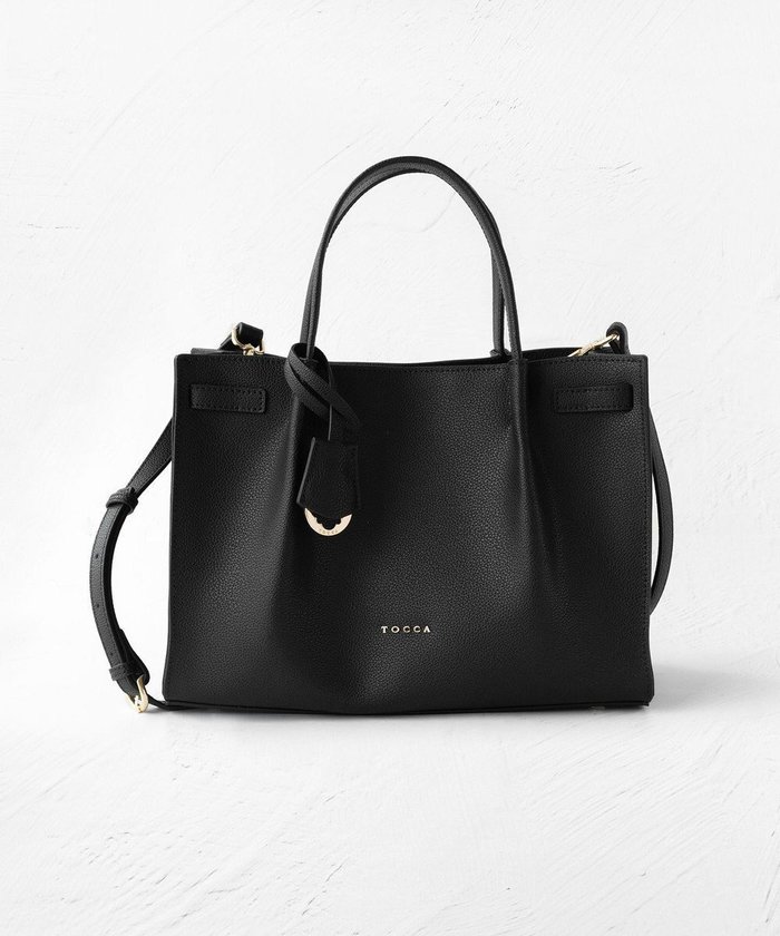 【トッカ/TOCCA】のPONTIS LEATHER BAG バッグ インテリア・キッズ・メンズ・レディースファッション・服の通販 founy(ファニー) https://founy.com/ ファッション Fashion レディースファッション Fashion for Women バッグ Bags 2024年 2024 2024-2025秋冬・A/W Autumn/Winter 2024–25 AW24–25 冬 Winter / This Winter おすすめ Recommended / Our Picks セレモニー Ceremony テクスチャー Texture, Textured Fabric トレンド Trend, Trending Now フォルム Silhouette, Form ポケット Pocket, Pocket Detail エレガント 上品 Elegant A/W・秋冬 Autumn/Winter 財布 Wallet, Purse ビジネス 仕事 通勤 Business / Work / Commuting |ID: prp329100004093733 ipo3291000000034716591