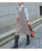 【組曲/KUMIKYOKU】のチドリツイル ジャンパーワンピース 人気、トレンドファッション・服の通販 founy(ファニー) ファッション Fashion レディースファッション WOMEN スカート Skirt インナー Inner エレガント 上品 Elegant スリット Slit ドレス Dress バランス Balance パール Pearl A/W・秋冬 Aw・Autumn/Winter・Fw・Fall-Winter 再入荷 Restock/Back In Stock/Re Arrival thumbnail グレーブラウン系3|ID: prp329100004093738 ipo3291000000028236857