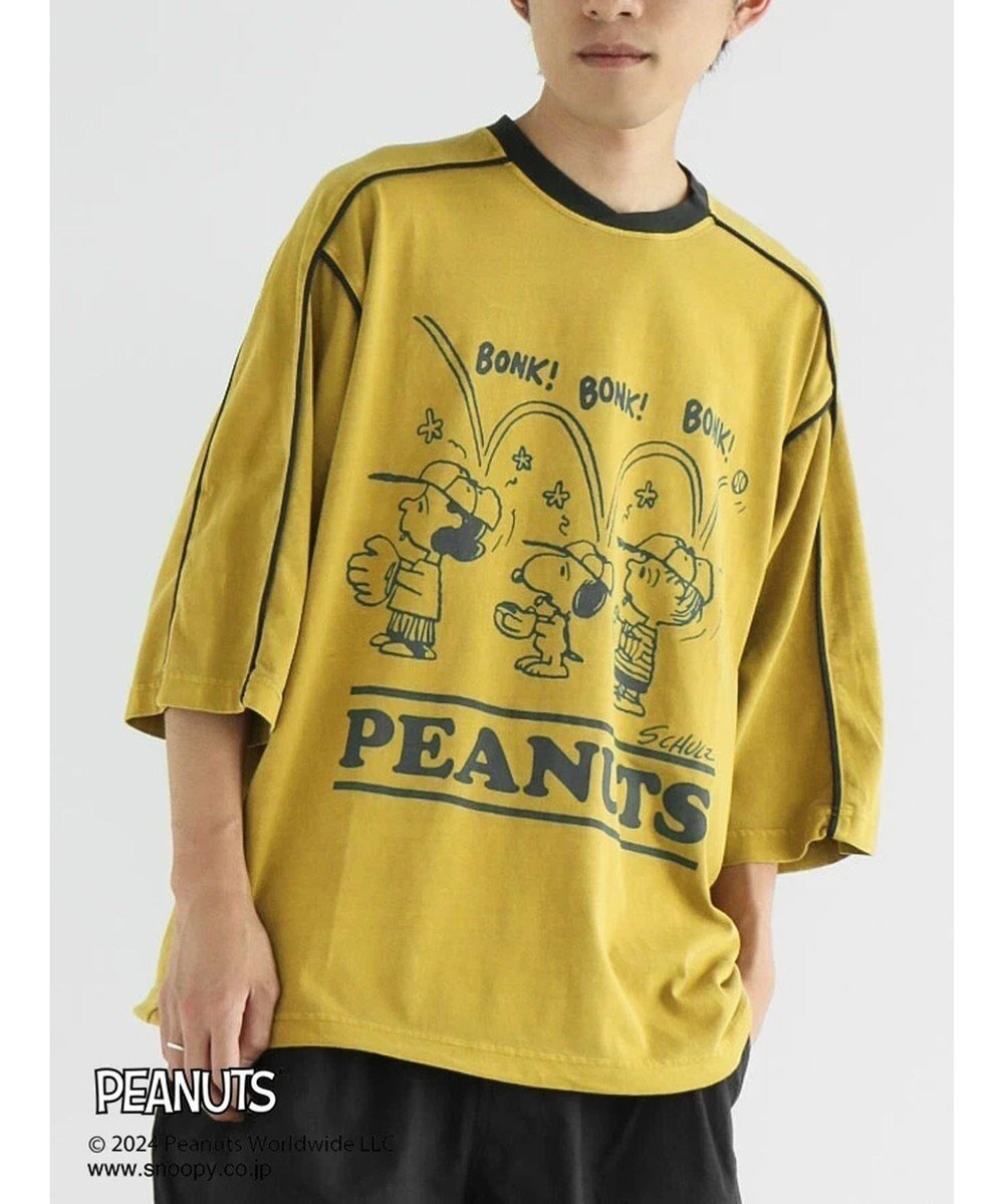 【クラフトスタンダードブティック/CRAFT STANDARD BOUTIQUE】の【ユニセックス】PEANUTS/スヌーピー ゲームシャツTEE インテリア・キッズ・メンズ・レディースファッション・服の通販 founy(ファニー) 　ファッション　Fashion　レディースファッション　WOMEN　トップス・カットソー　Tops/Tshirt　シャツ/ブラウス　Shirts/Blouses　ロング / Tシャツ　T-Shirts　カットソー　Cut and Sewn　カットソー　Cut And Sew　キャラクター　Character　今季　This Season　スポーツ　Sports　スラックス　Slacks　デニム　Denim　トレンド　Trend　人気　Popularity　フェミニン　Feminine　ポケット　Pocket　A/W・秋冬　Aw・Autumn/Winter・Fw・Fall-Winter　おすすめ　Recommend　2024年　2024　2024春夏・S/S　Ss,Spring/Summer,2024　Mustard|ID: prp329100004093905 ipo3291000000027747128