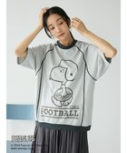 【クラフトスタンダードブティック/CRAFT STANDARD BOUTIQUE】の【ユニセックス】PEANUTS/スヌーピー 切り替えTシャツ Light Gray|ID: prp329100004093913 ipo3291000000027747155