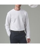 【五大陸/gotairiku / MEN】のジャケットのインナーに最適【WEB 一部店舗限定】キレイ目 鹿の子 ビズ長袖Tシャツ ホワイト系|ID: prp329100004093923 ipo3291000000032733001