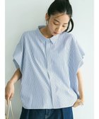 【クラフトスタンダードブティック/CRAFT STANDARD BOUTIQUE】のステンサイドソリッドストライプブラウス2 Stripe Blue|ID: prp329100004093971 ipo3291000000027747460