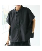 【クラフトスタンダードブティック/CRAFT STANDARD BOUTIQUE】のステンサイドソリッドブラウス Black|ID: prp329100004093972 ipo3291000000027747463