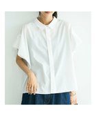 【クラフトスタンダードブティック/CRAFT STANDARD BOUTIQUE】のステンサイドソリッドブラウス White|ID: prp329100004093972 ipo3291000000027747464