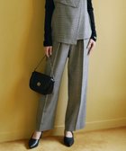 【アイシービー/iCB】の【洗える】ウール2WAYストレッチ ワイドストレートパンツ 人気、トレンドファッション・服の通販 founy(ファニー) ファッション Fashion レディースファッション WOMEN パンツ Pants 洗える Washable キャミソール Camisole ジャケット Jacket スタイリッシュ Stylish ストレッチ Stretch ストレート Straight スマート Smart セットアップ Set Up センター Center フォルム Form ワイド Wide A/W・秋冬 Aw・Autumn/Winter・Fw・Fall-Winter 2024年 2024 ビジネス 仕事 通勤 Business 2024-2025秋冬・A/W Aw/Autumn/Winter/Fw/Fall/2024-2025 thumbnail グレンチェック系|ID: prp329100004093987 ipo3291000000028463424