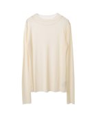 【イェッカ ヴェッカ/YECCA VECCA】のハイネックシアートップス Ivory|ID: prp329100004093988 ipo3291000000027747551