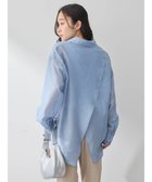 【アースミュージックアンドエコロジー/earth music&ecology】のバックスリットシアーシャツ 人気、トレンドファッション・服の通販 founy(ファニー) ファッション Fashion レディースファッション WOMEN トップス・カットソー Tops/Tshirt シャツ/ブラウス Shirts/Blouses A/W・秋冬 Aw・Autumn/Winter・Fw・Fall-Winter インナー Inner オレンジ Orange シアー Sheer スリット Slit トレンド Trend ポケット Pocket 定番 Standard thumbnail Blue|ID: prp329100004093995 ipo3291000000027747582