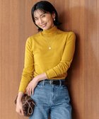 【23区/NIJYUSANKU】の【Oggi1月号/CLASSY.11月号掲載】スムージーコットン タートルネック ニット イエロー系|ID: prp329100004094046 ipo3291000000031971555
