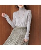 【23区/NIJYUSANKU】の【Oggi1月号/CLASSY.11月号掲載】スムージーコットン タートルネック ニット ライトグレー系|ID: prp329100004094046 ipo3291000000031971556