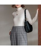 【23区/NIJYUSANKU】の【Oggi1月号/CLASSY.11月号掲載】スムージーコットン タートルネック ニット ホワイト系|ID: prp329100004094046 ipo3291000000035930951