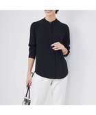 【アイシービー/iCB】の【接触冷感・UVケア・速乾・洗える】BackSatinAmunzen バンドカラーブラウス 人気、トレンドファッション・服の通販 founy(ファニー) ファッション Fashion レディースファッション Fashion for Women トップス・カットソー Cut & Sew Tops シャツ・ブラウス・オフィスカジュアル Elegant Blouses & Button-Ups 洗える Machine Washable サテン Satin, Glossy Fabric 長袖 Long Sleeve, Full Sleeve ハイネック High Neck, Mock Neck プリント Print, Printed Pattern A/W・秋冬 Autumn/Winter 夏 Summer 2024年 2024 セレモニー Ceremony 2024-2025秋冬・A/W Autumn/Winter 2024–25 AW24–25 thumbnail ブラック系|ID: prp329100004094076 ipo3291000000033617594