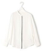 【アイシービー/iCB】の【接触冷感・UVケア・速乾・洗える】BackSatinAmunzen バンドカラーブラウス 人気、トレンドファッション・服の通販 founy(ファニー) ファッション Fashion レディースファッション Fashion for Women トップス・カットソー Cut & Sew Tops シャツ・ブラウス・オフィスカジュアル Elegant Blouses & Button-Ups 洗える Machine Washable サテン Satin, Glossy Fabric 長袖 Long Sleeve, Full Sleeve ハイネック High Neck, Mock Neck プリント Print, Printed Pattern A/W・秋冬 Autumn/Winter 夏 Summer 2024年 2024 セレモニー Ceremony 2024-2025秋冬・A/W Autumn/Winter 2024–25 AW24–25 thumbnail オフホワイト系|ID: prp329100004094076 ipo3291000000033617597