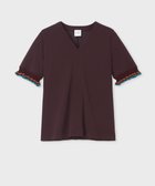 【ポール スミス/Paul Smith】のストライプ フリル 半袖Tシャツ 人気、トレンドファッション・服の通販 founy(ファニー) ファッション Fashion レディースファッション WOMEN トップス・カットソー Tops/Tshirt シャツ/ブラウス Shirts/Blouses ロング / Tシャツ T-Shirts カットソー Cut and Sewn A/W・秋冬 Aw・Autumn/Winter・Fw・Fall-Winter なめらか Smooth カットソー Cut And Sew ストライプ Stripe ストレッチ Stretch フェミニン Feminine フリル Frills 半袖 Short Sleeve thumbnail ダークレッド|ID: prp329100004094078 ipo3291000000027747874