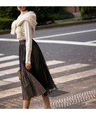 【組曲/KUMIKYOKU】のギャザーチュール ドラマティック スカート ベージュ×ブラック系8|ID: prp329100004094086 ipo3291000000034308912