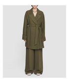 【ジョゼフ/JOSEPH】のヘビーシルククレープ ミドルコート 人気、トレンドファッション・服の通販 founy(ファニー) ファッション Fashion レディースファッション WOMEN アウター Coat Outerwear コート Coats ジャケット Jackets チェスターコート Top Coat シルク Silk ジャケット Jacket ダブル Double チェスターコート Chester Coat ドレープ Drape フェイス Face ポケット Pocket ミドル Middle モダン Modern ワイド Wide A/W・秋冬 Aw・Autumn/Winter・Fw・Fall-Winter thumbnail グリーン系|ID: prp329100004094132 ipo3291000000029648607