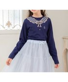 【組曲 / KIDS/KUMIKYOKU】の【110-140㎝】トロンプルイユロン Tシャツ 人気、トレンドファッション・服の通販 founy(ファニー) ファッション Fashion キッズファッション KIDS トップス・カットソー Tops/Tees/Kids A/W・秋冬 Aw・Autumn/Winter・Fw・Fall-Winter インナー Inner カットソー Cut And Sew チェック Check ベーシック Basic ボトム Bottom リボン Ribbon thumbnail ネイビー|ID: prp329100004095314 ipo3291000000027764905