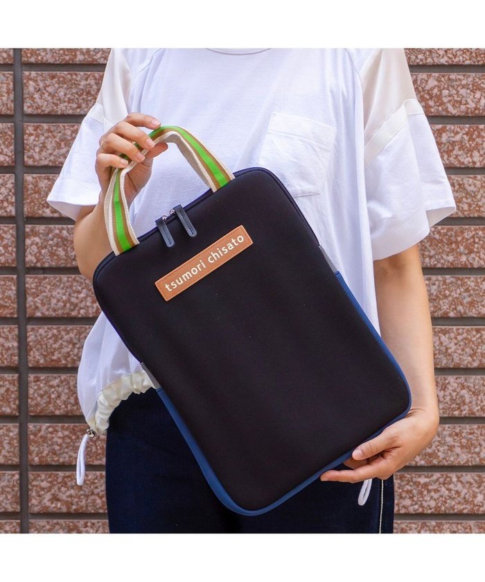 【ツモリチサト キャリー/tsumori chisato CARRY】のネコかおウレタン ビジネスバッグ PCケース パソコンケース 13インチ ビジネスバッグ インテリア・キッズ・メンズ・レディースファッション・服の通販 founy(ファニー) https://founy.com/ ファッション Fashion レディースファッション WOMEN バッグ Bag ダブル Double ネコ Cat ビジネス 仕事 通勤 Business ポケット Pocket |ID: prp329100004095334 ipo3291000000029645623