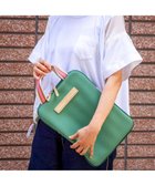 【ツモリチサト キャリー/tsumori chisato CARRY】のネコかおウレタン ビジネスバッグ PCケース パソコンケース 13インチ ビジネスバッグ グリーン|ID: prp329100004095334 ipo3291000000029645627