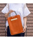 【ツモリチサト キャリー/tsumori chisato CARRY】のネコかおウレタン ビジネスバッグ PCケース パソコンケース 13インチ ビジネスバッグ オレンジ|ID: prp329100004095334 ipo3291000000029645630