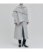 【ベイジ,/BEIGE,】のGRASSE / ストール付きリバーロングコート L Gray|ID:prp329100004095341