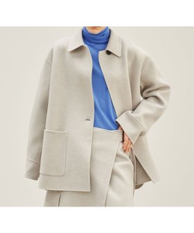 【ベイジ,/BEIGE,】 【クロワッサン No.1127 掲載】GRASSE / ステンカラーリバーショートコート人気、トレンドファッション・服の通販 founy(ファニー) ファッション Fashion レディースファッション WOMEN アウター Coat Outerwear コート Coats ジャケット Jackets エレガント 上品 Elegant クラシカル Classical グラス Glass コンパクト Compact ショルダー Shoulder ショート Short ジャケット Jacket 雑誌 Magazine ドロップ Drop ロング Long A/W・秋冬 Aw・Autumn/Winter・Fw・Fall-Winter 再入荷 Restock/Back In Stock/Re Arrival おすすめ Recommend |ID:prp329100004095342