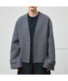 【ベイジ,/BEIGE,】のGRASSE / リバーウールクロップドコート Md Gray|ID:prp329100004095343