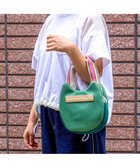 【ツモリチサト キャリー/tsumori chisato CARRY】のネコかおウレタン ミニバッグ ハンドバッグ 猫モチーフ グリーン|ID: prp329100004095347 ipo3291000000029645734