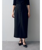 【イェッカ ヴェッカ/YECCA VECCA】のタイトロングスカート 人気、トレンドファッション・服の通販 founy(ファニー) ファッション Fashion レディースファッション WOMEN スカート Skirt ロングスカート Long Skirt A/W・秋冬 Aw・Autumn/Winter・Fw・Fall-Winter おすすめ Recommend ストレート Straight スリット Slit フィット Fit フロント Front ポケット Pocket thumbnail Black|ID: prp329100004095348 ipo3291000000027765043