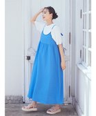 【アースミュージックアンドエコロジー/earth music&ecology】のバックリボンキャミワンピース 人気、トレンドファッション・服の通販 founy(ファニー) ファッション Fashion レディースファッション WOMEN ワンピース Dress キャミワンピース No Sleeve Dresses A/W・秋冬 Aw・Autumn/Winter・Fw・Fall-Winter キャミワンピース Cami Dress サッカー Soccer シンプル Simple フェミニン Feminine ポケット Pocket リボン Ribbon thumbnail Blue|ID: prp329100004095366 ipo3291000000027765153