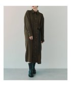 【イェッカ ヴェッカ/YECCA VECCA】のベルテッドロングシャツワンピース 人気、トレンドファッション・服の通販 founy(ファニー) ファッション Fashion レディースファッション WOMEN ワンピース Dress シャツワンピース Shirt Dresses A/W・秋冬 Aw・Autumn/Winter・Fw・Fall-Winter おすすめ Recommend アシンメトリー Asymmetry パイピング Piping フロント Front ポケット Pocket エレガント 上品 Elegant 羽織 Haori thumbnail Khaki|ID: prp329100004095372 ipo3291000000027765181