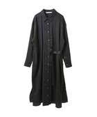 【イェッカ ヴェッカ/YECCA VECCA】のベルテッドロングシャツワンピース 人気、トレンドファッション・服の通販 founy(ファニー) ファッション Fashion レディースファッション WOMEN ワンピース Dress シャツワンピース Shirt Dresses A/W・秋冬 Aw・Autumn/Winter・Fw・Fall-Winter おすすめ Recommend アシンメトリー Asymmetry パイピング Piping フロント Front ポケット Pocket エレガント 上品 Elegant 羽織 Haori thumbnail Black|ID: prp329100004095372 ipo3291000000027765182