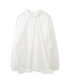 【イェッカ ヴェッカ/YECCA VECCA】のスタンドカラーギャザーブラウス Off White|ID: prp329100004095384 ipo3291000000027765245