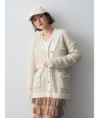 【イェッカ ヴェッカ/YECCA VECCA】のラメツイードニットカーディガン Light Beige|ID: prp329100004095390 ipo3291000000027765285