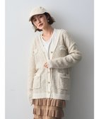 【イェッカ ヴェッカ/YECCA VECCA】のラメツイードニットカーディガン Light Beige|ID: prp329100004095390 ipo3291000000029396969