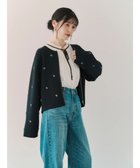 【イェッカ ヴェッカ/YECCA VECCA】のビジューZIPニットジャケット 人気、トレンドファッション・服の通販 founy(ファニー) ファッション Fashion レディースファッション WOMEN A/W・秋冬 Aw・Autumn/Winter・Fw・Fall-Winter おすすめ Recommend カーディガン Cardigan コンパクト Compact ジャケット Jacket トレンド Trend バランス Balance パール Pearl ビジュー Bijou フェミニン Feminine ボックス Box ボトム Bottom ポケット Pocket ミラノリブ Milan Ribs モチーフ Motif thumbnail Black|ID: prp329100004095412 ipo3291000000027765404